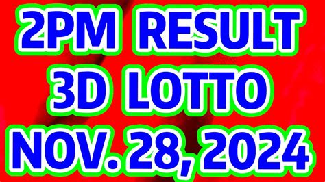 3d result today 2pm 2024|3D Lotto 2PM .